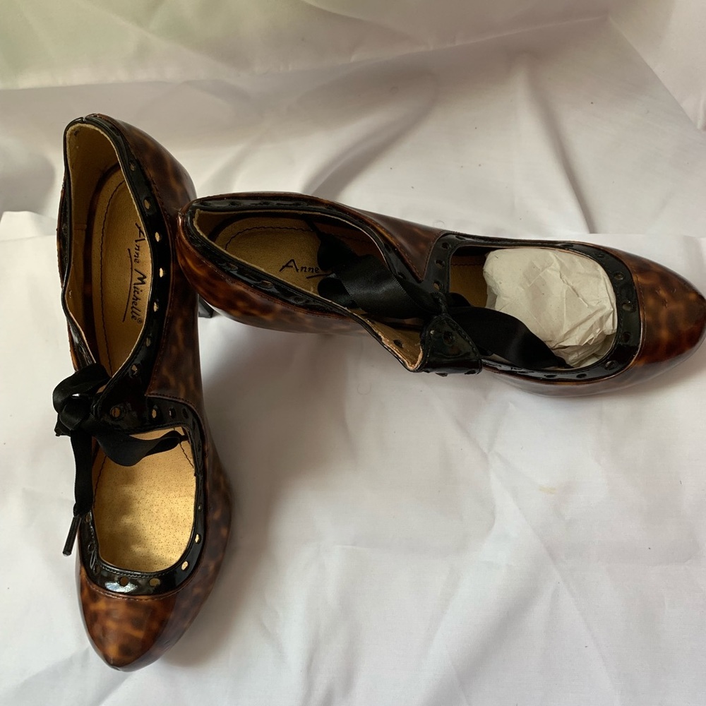 Anne Michelle Leopard Print Heels